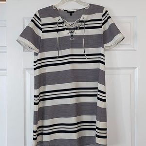 Stripped dress from Express size small